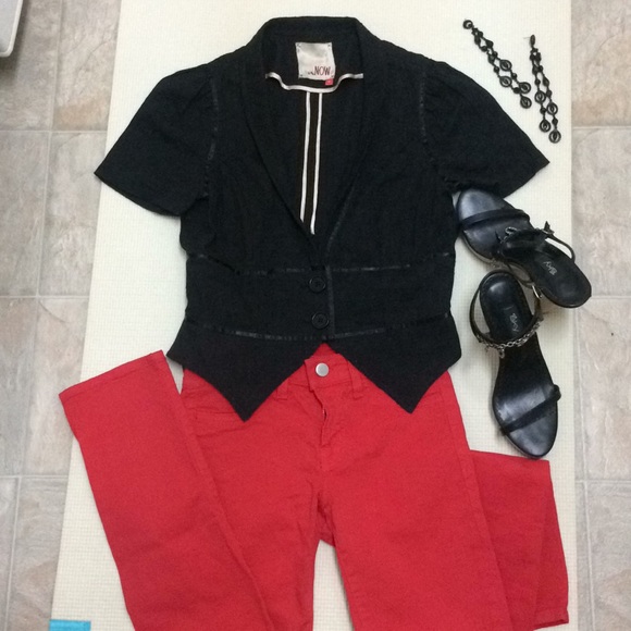 & The Now Short Sleeves Blazer short sleeve Size 0 - Picture 8 of 8